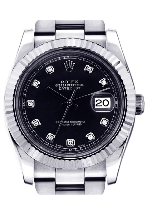 rolex datejust silver white|rolex datejust white gold 41mm.